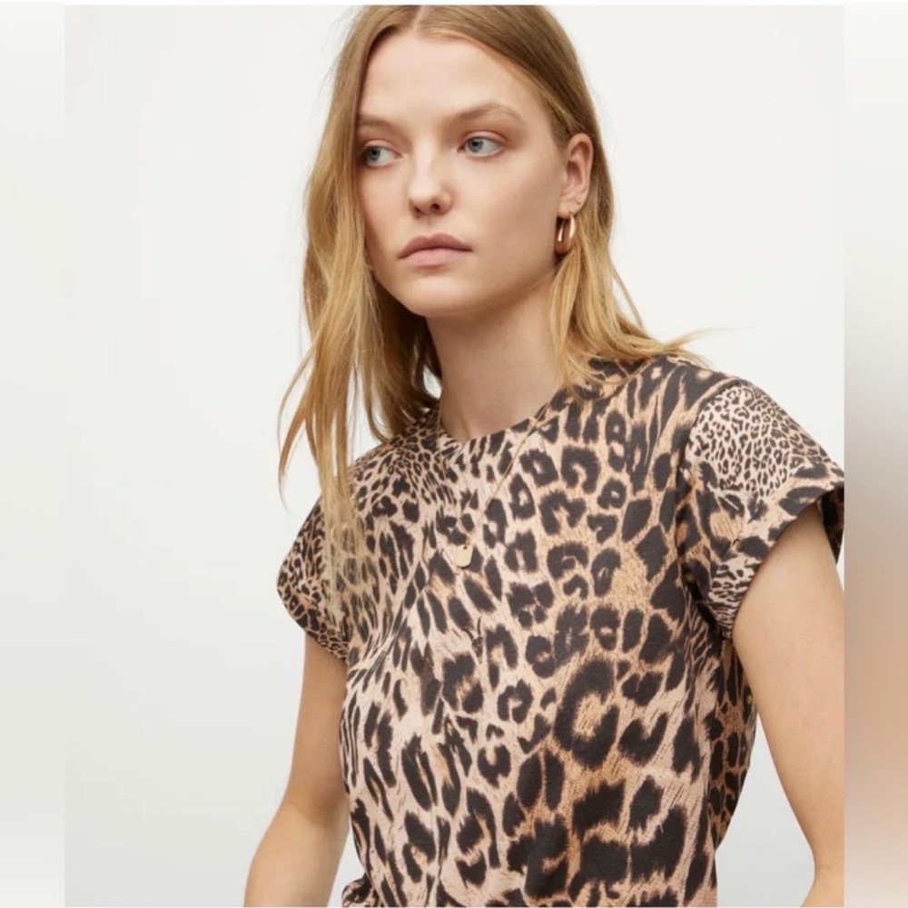 All Saints Kiku Top in Animal Print